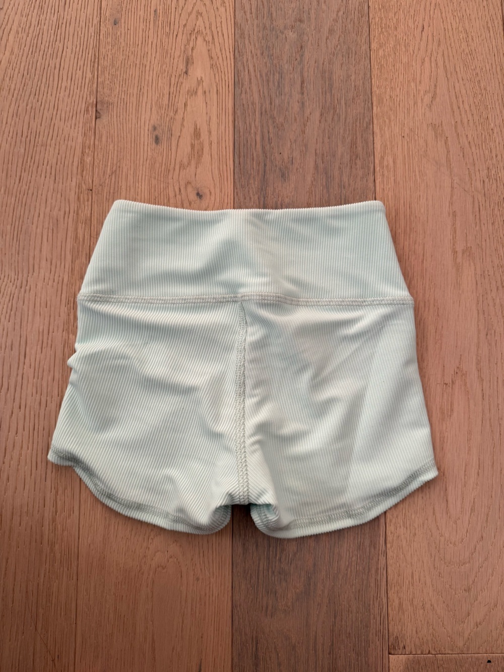 Tiger Friday CL Ruth High-Rise Mint Ribbed Shorts - Picture 2 of 4